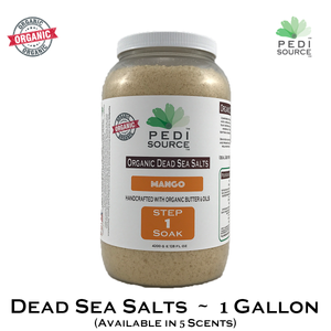 Organic Dead Sea Salts ~ 1 Gallon (Available in 5 Scents)