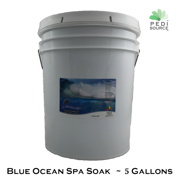 Blue Ocean Spa - Pedi Soaking Salt ~ 5 Gallons