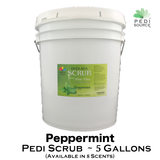 Pedi Scrub ~ 5 Gallon Bucket ~ Peppermint