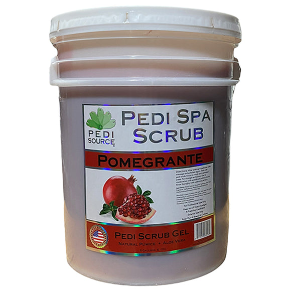 Pedi Scrub ~ 5 Gallon Bucket ~ Pomegranate
