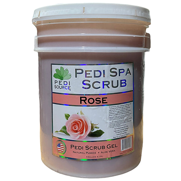 Pedi Scrub ~ 5 Gallon Bucket ~ Rose