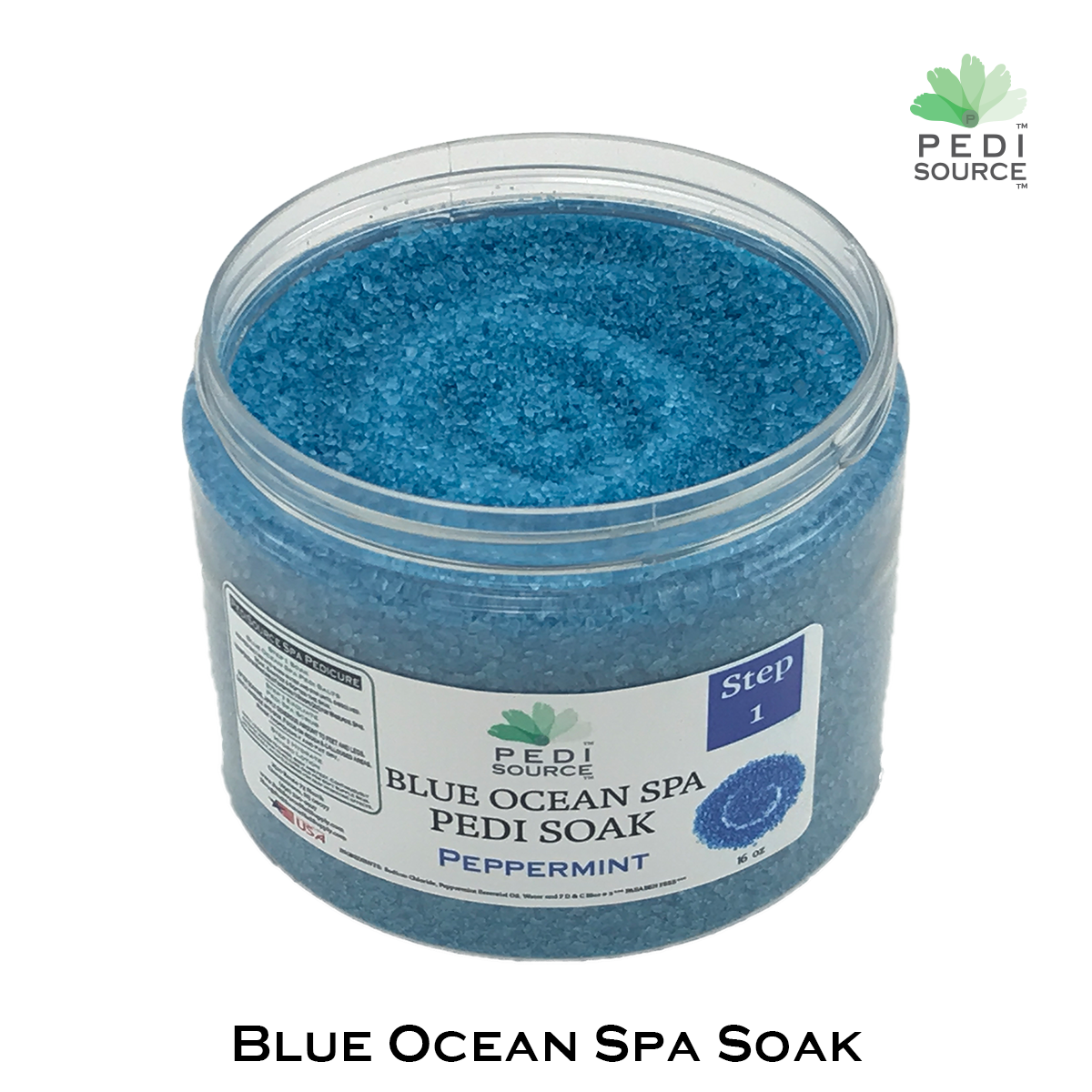 Blue Ocean Spa - Pedi Soaking Salt ~ 16 oz – PediSource Nail Supply